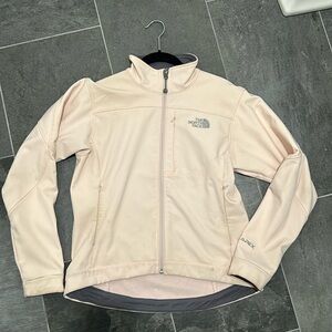 North Face Apex light pink jacket. Size small
